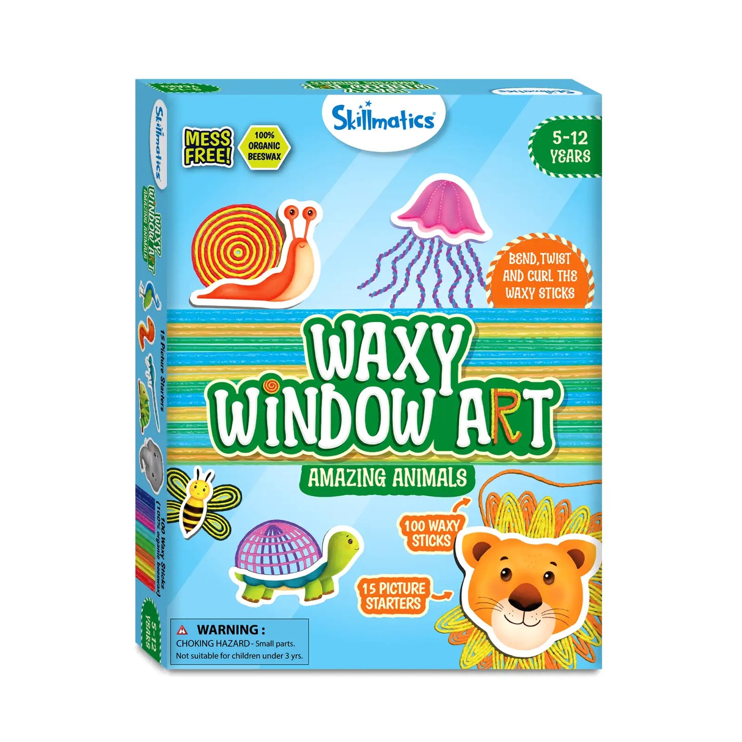 Waxy Window Art: Amazing Animals | Mess-Free Art for Kids (ages 5-12)