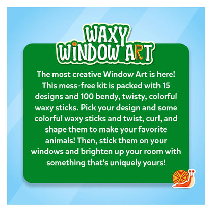 Waxy Window Art: Amazing Animals | Mess-Free Art for Kids (ages 5-12)