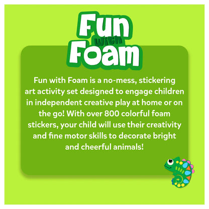 Fun with Foam: Amazing Animals | 3D Sticker Activity (ages 3-7)