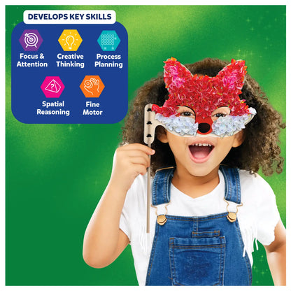 Poke-in Art: Animal Masks | No Mess Art for Kids (ages 4+)