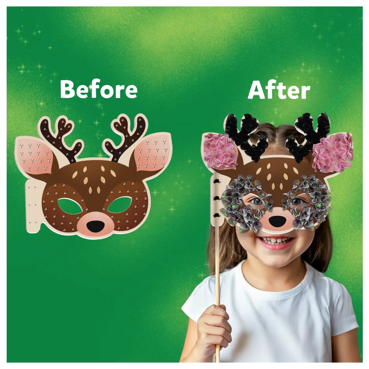 Poke-in Art: Animal Masks | No Mess Art for Kids (ages 4+)