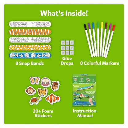 Snap Bandz: Animal Friends | DIY Art & Craft Activity (ages 4-10)