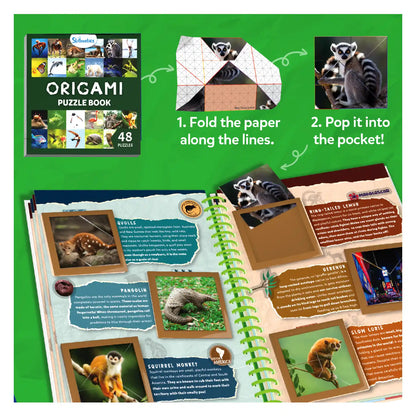 Craftopedia: Coolest Creatures | Origami Puzzle Book & Encyclopedia Scrapbook (ages 6+)
