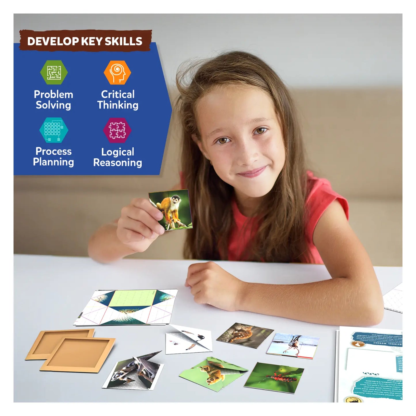 Craftopedia: Coolest Creatures | Origami Puzzle Book & Encyclopedia Scrapbook (ages 6+)