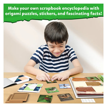 Craftopedia: Coolest Creatures | Origami Puzzle Book & Encyclopedia Scrapbook (ages 6+)