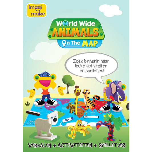 Worldwide Animals on the Map - Activity Book - Dutch
