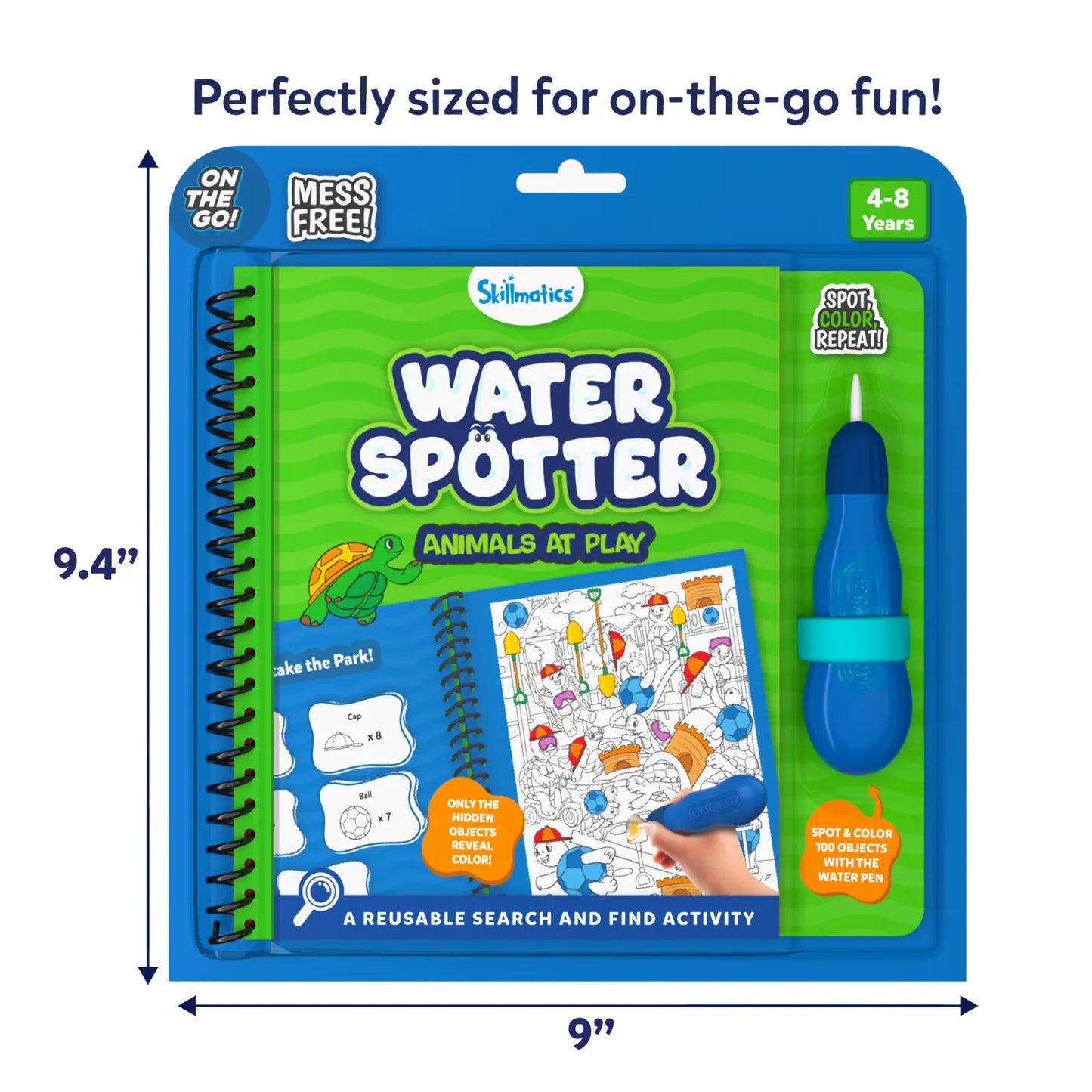 Water Spotter: Animals At Play | Reusable Search & Find Book (ages 4-8)