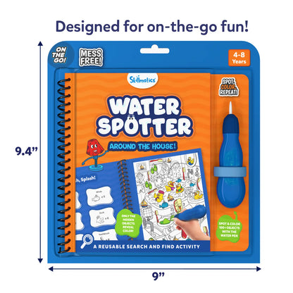 Water Spotter: Around The House | Reusable Search & Find Book (ages 4-8)