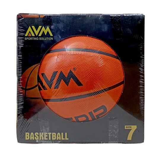 Avm Sporting Solution Basket Ball Size 7 Inflated with Display Box for Kids and Adults – Ultimate Sports Fun for Ages 6+