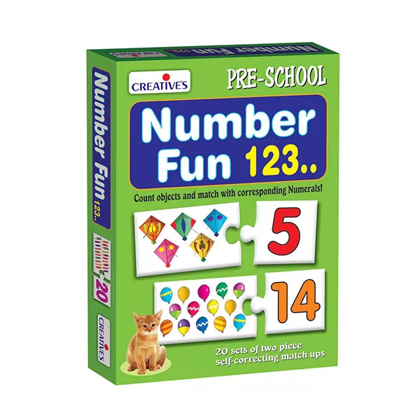 Number Fun 123 Learning Puzzle Game 3+