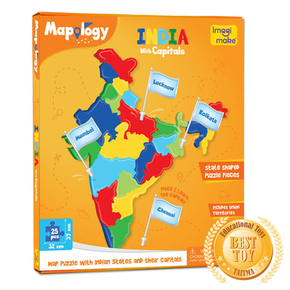 Mapology Combo Kit - India Map Puzzle & Space Odyssey