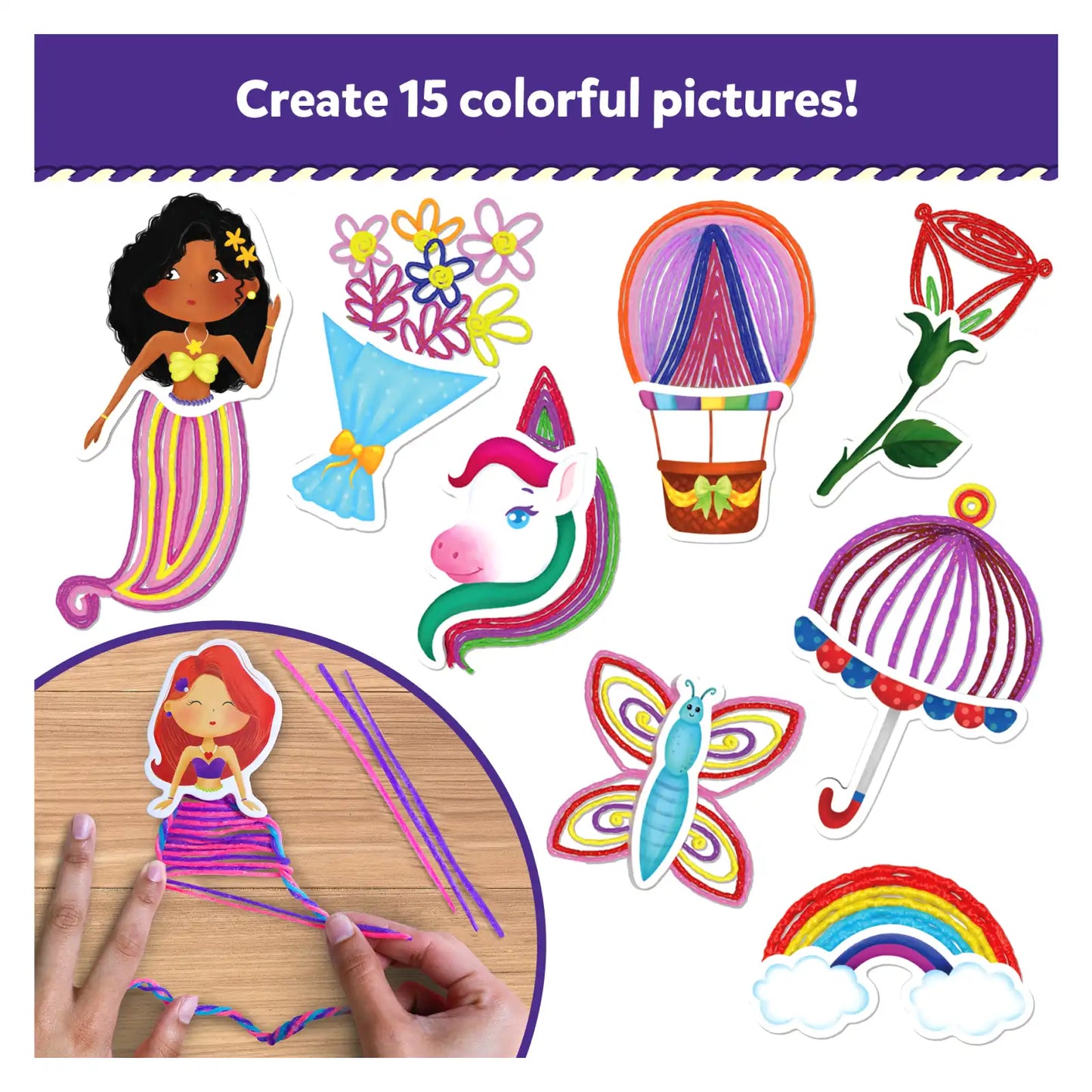 Waxy Stick Art: Pretty Pictures | Mess-Free Art for Kids (ages 5-12)