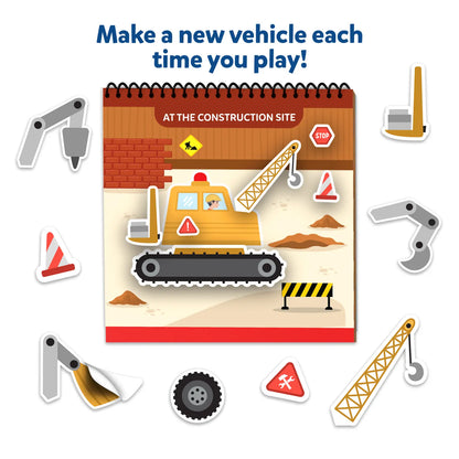 Peelies: Cars, Trucks & More! | Reusable Sticker Activity Book (ages 3-7)