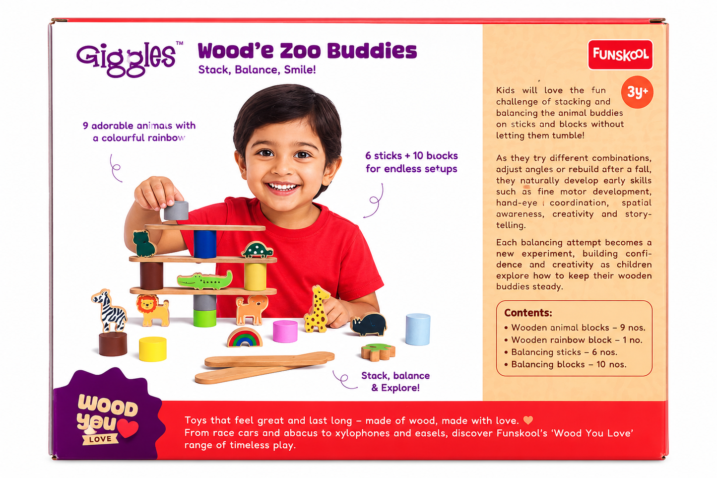 Giggles Wood’e Zoo Buddies