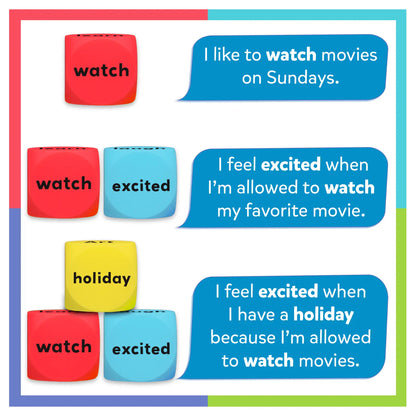 Chit Chat Cubes | Conversation Starter Game (ages 4+)
