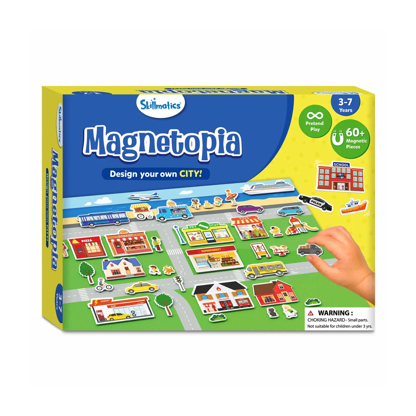 Magnetopia - Design Your Own City | Interactive Pretend Play Set (ages 3-7)
