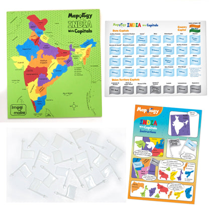 Imagimake Combo: Educational Puzzle & 5-in-1 Craft Kit