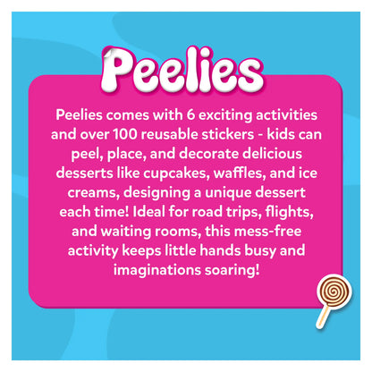 Peelies: Dessert Chef | Reusable Sticker Activity Book (ages 3-7)