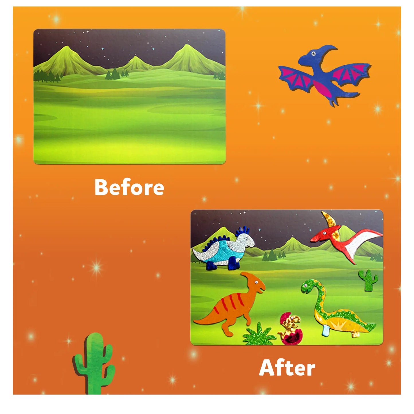 Foil Fun Cosmic Dino Delights (Ages 4-9)
