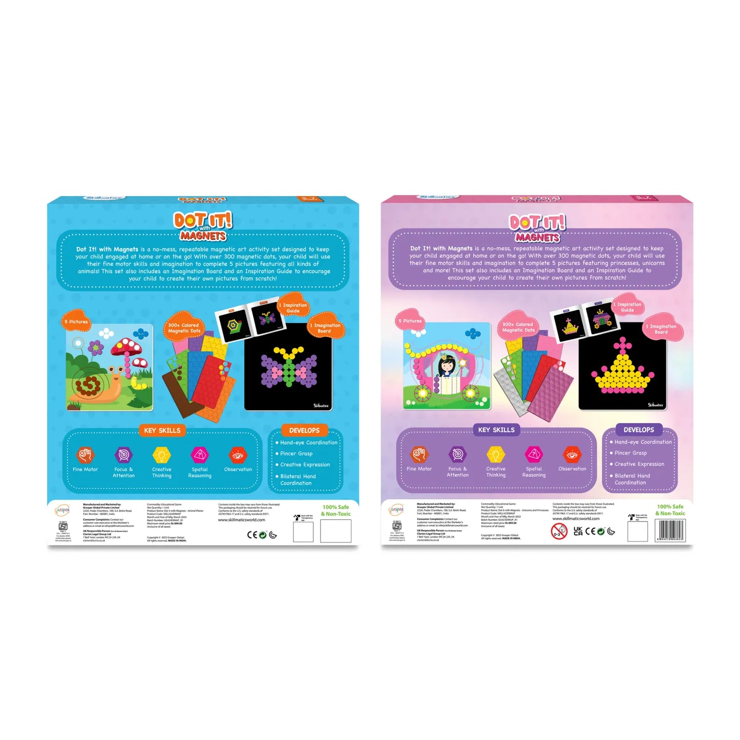 Dot It with Magnets - Combo | Repeatable Magnetic Art Activity (ages 3-7)