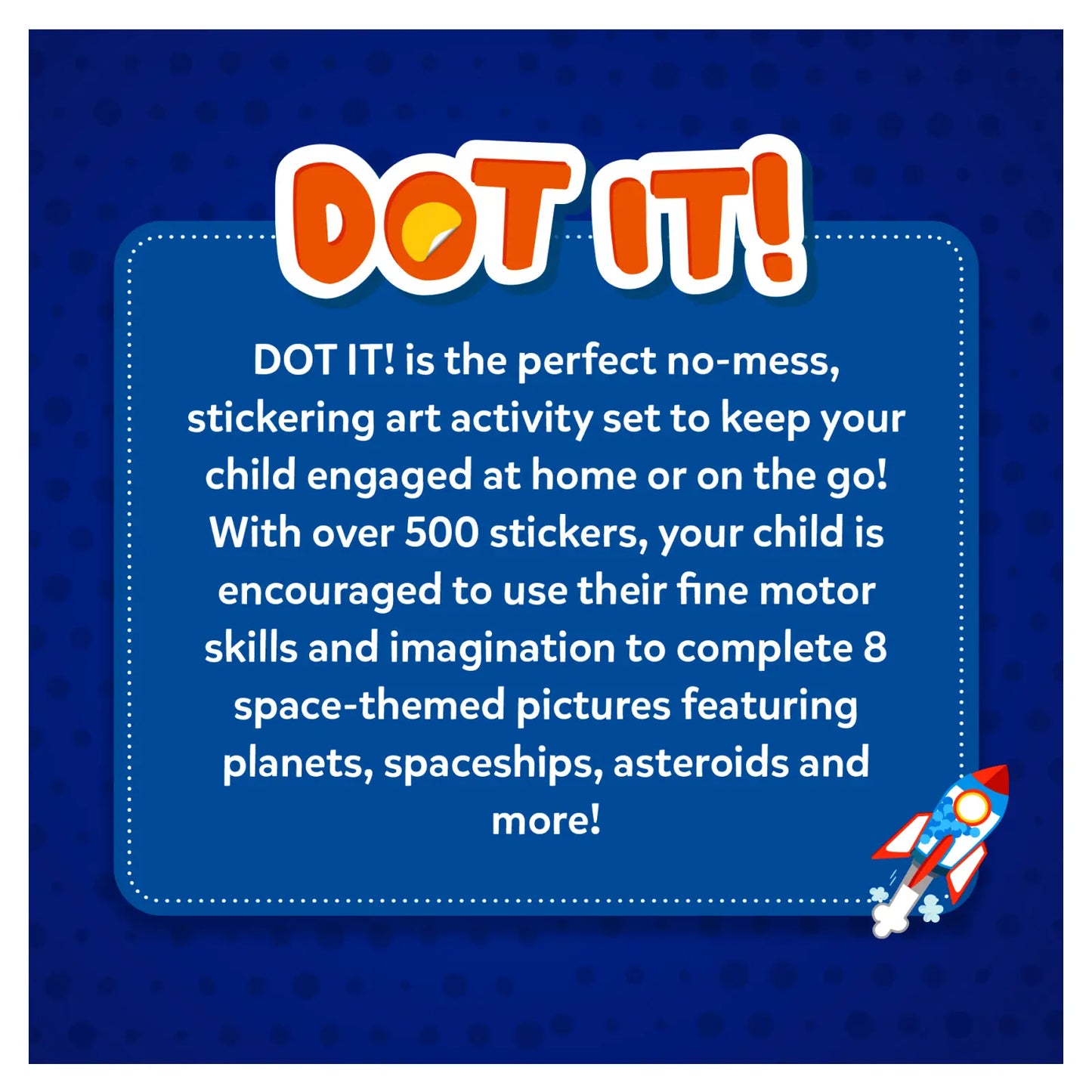 Dot it! - Outer Space | No mess sticker art (ages 3-7)