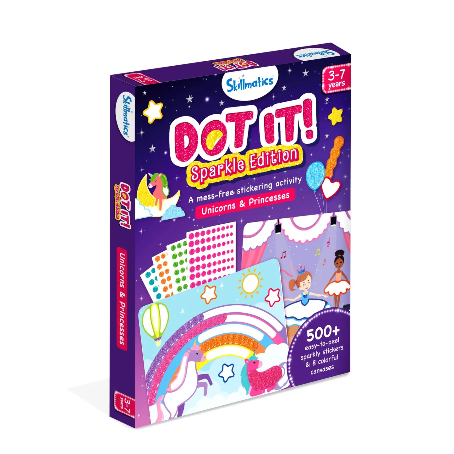 Dot it! Sparkle Edition - Unicorns & Princesses | No mess sticker art (ages 3-7)