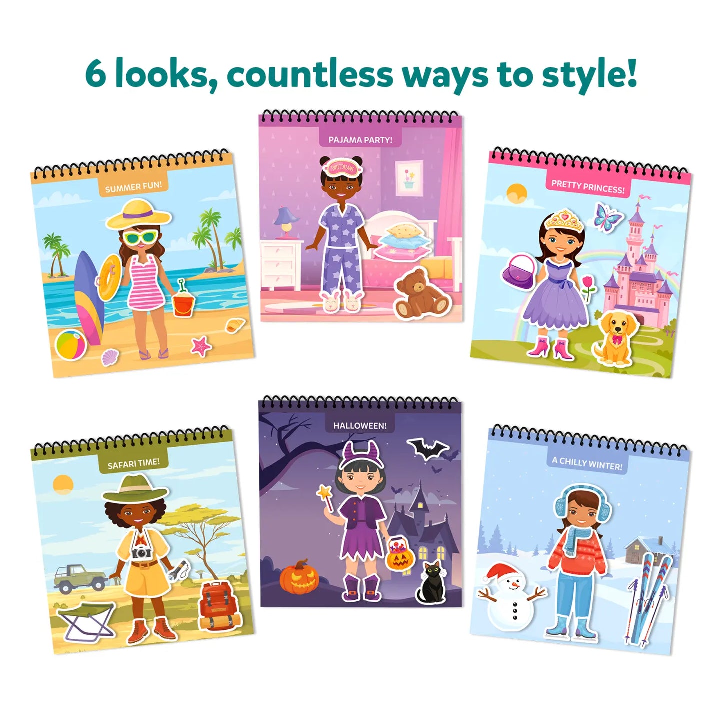 Peelies: Dress Up! | Reusable Sticker Activity Book (ages 3-7)