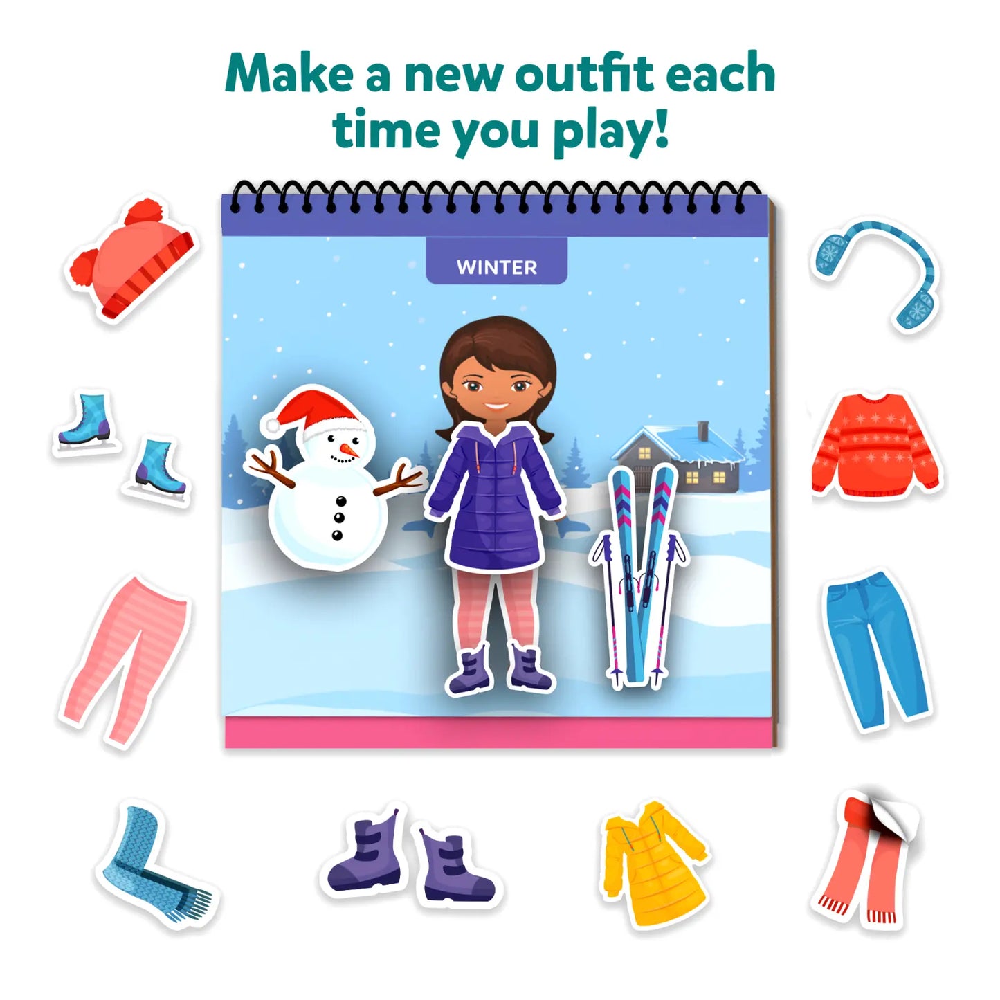 Peelies: Dress Up! | Reusable Sticker Activity Book (ages 3-7)