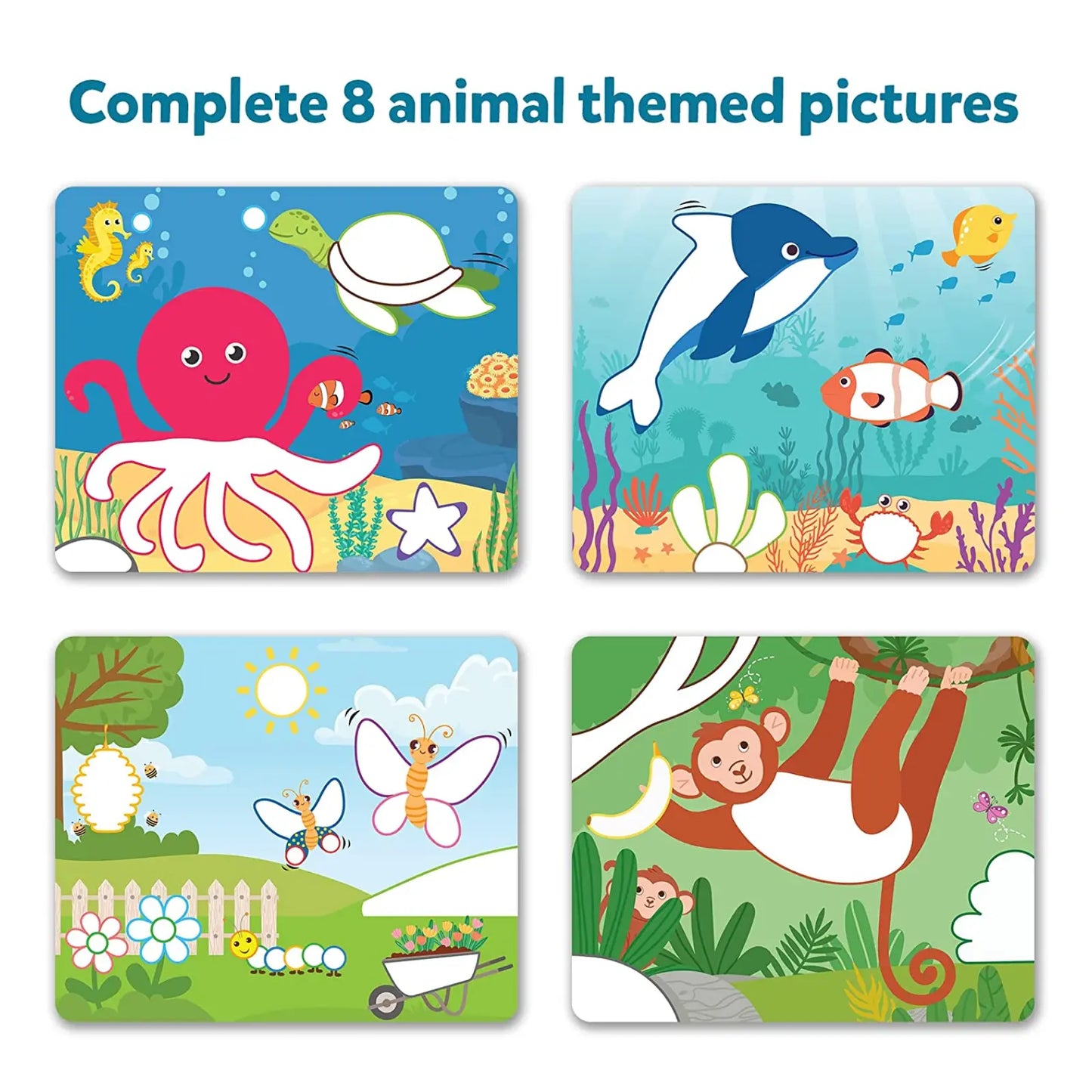 Paste & Create Animal Fun Bundle (ages 3-7)