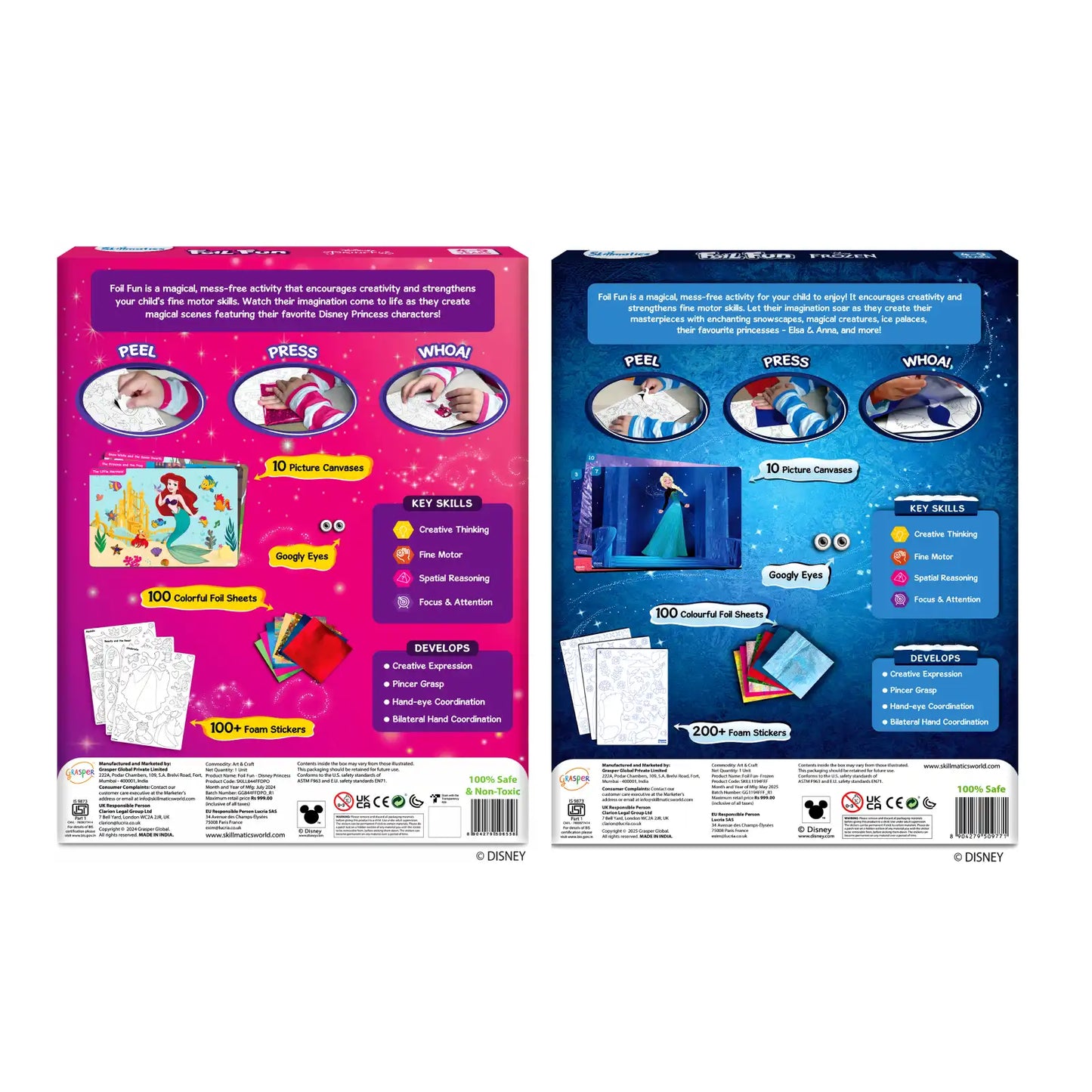 Magical Disney Foil Fun Combo (ages 4-9)