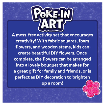 Poke-in Art: Flower Bouquet | No Mess Art for Kids (ages 4-9)