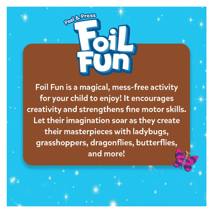 Foil Fun: Bugs & Butterflies | No Mess Art Kit (ages 4-9)