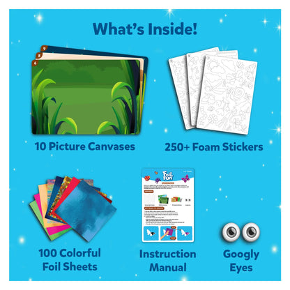 Foil Fun: Bugs & Butterflies | No Mess Art Kit (ages 4-9)