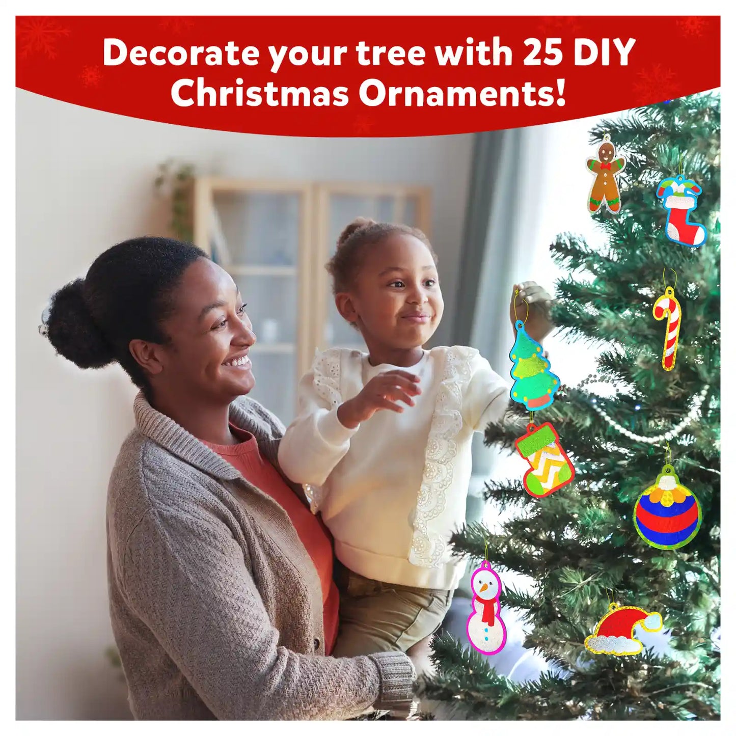 Foil Fun: Christmas Ornaments | No Mess Art Kit (ages 4+)