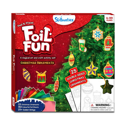 Foil Fun: Christmas Ornaments | No Mess Art Kit (ages 4+)