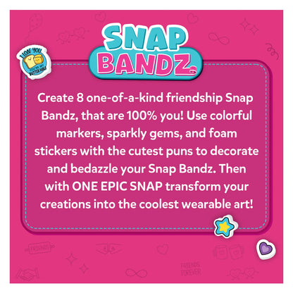 Snap Bandz: Friends Forever | DIY Art & Craft Activity (ages 4-10)