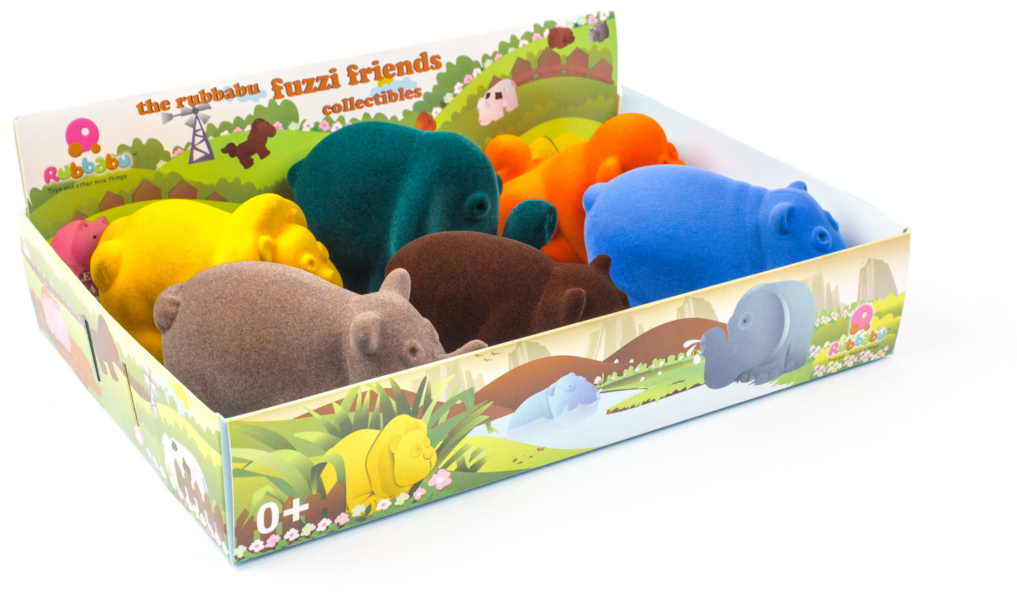 Farm & Wild Animals - Rubbabu Fuzzi Friends Collectibles