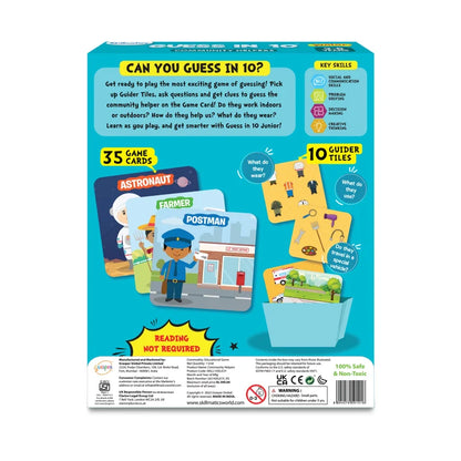 Guess in 10 Junior: Community Helpers | Trivia Card Game (ages 3-6)