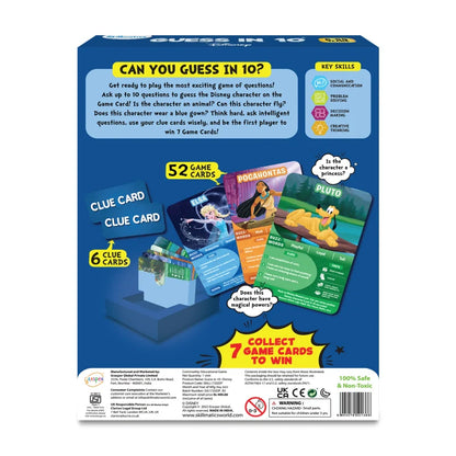 Guess in 10: Disney | Trivia Card Game (ages 6+)