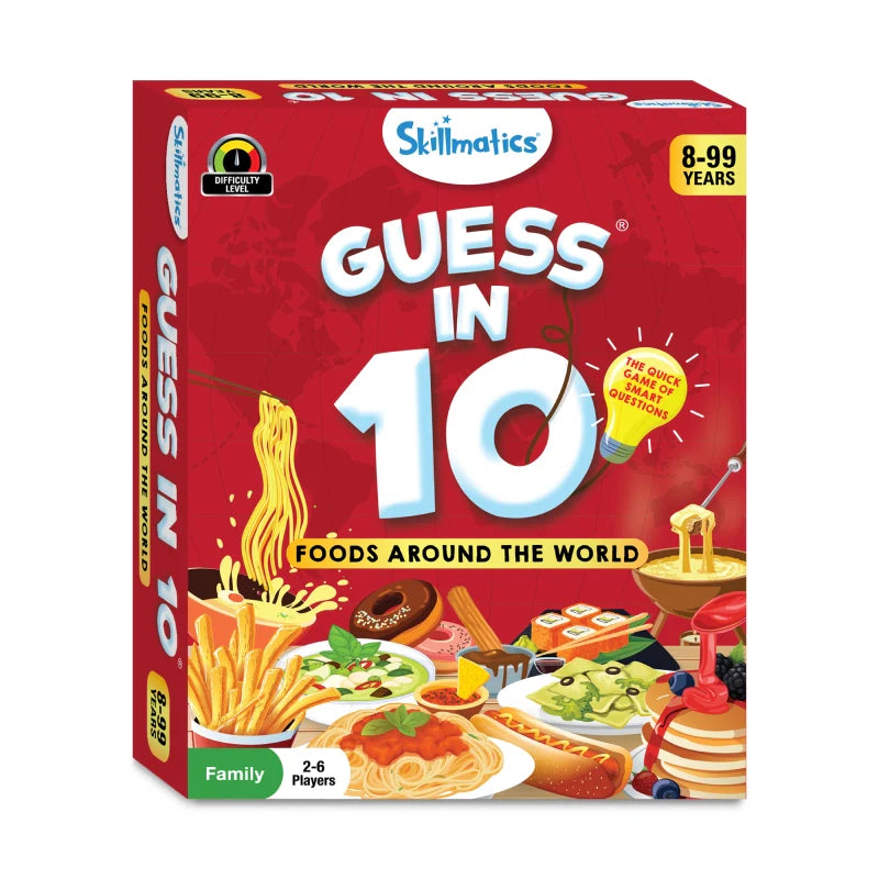 Guess in 10: Foods Around The World | Trivia Card Game (ages 8+)