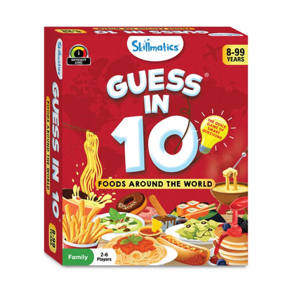 Guess in 10: Foods Around The World | Trivia Card Game (ages 8+)
