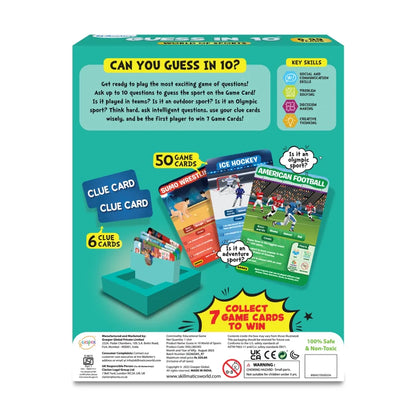 Guess in 10: World Of Sports | Trivia Card Game (ages 6+)