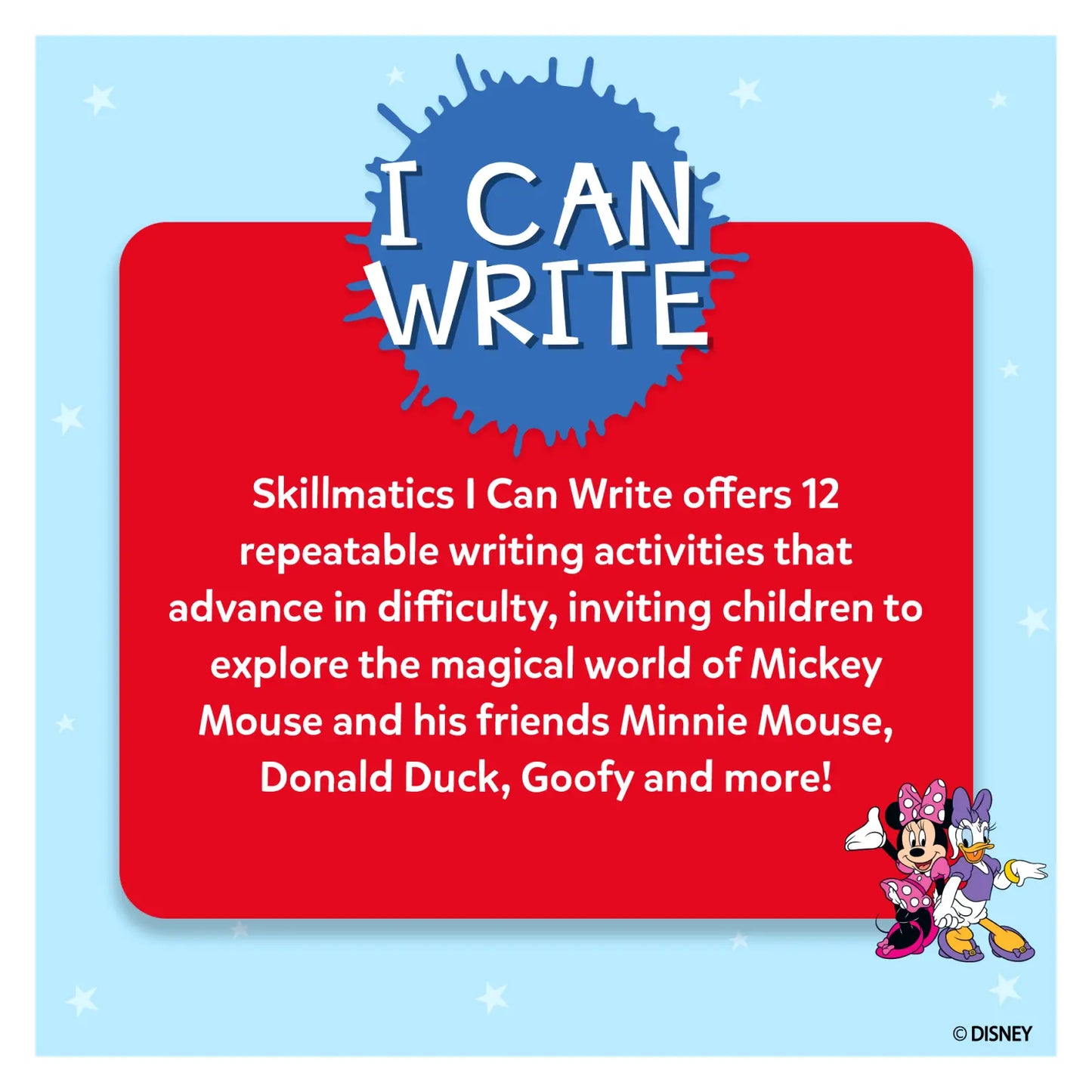 I Can Write Disney Junior Mickey Mouse | Reusable Activity Mats (ages 3-6)