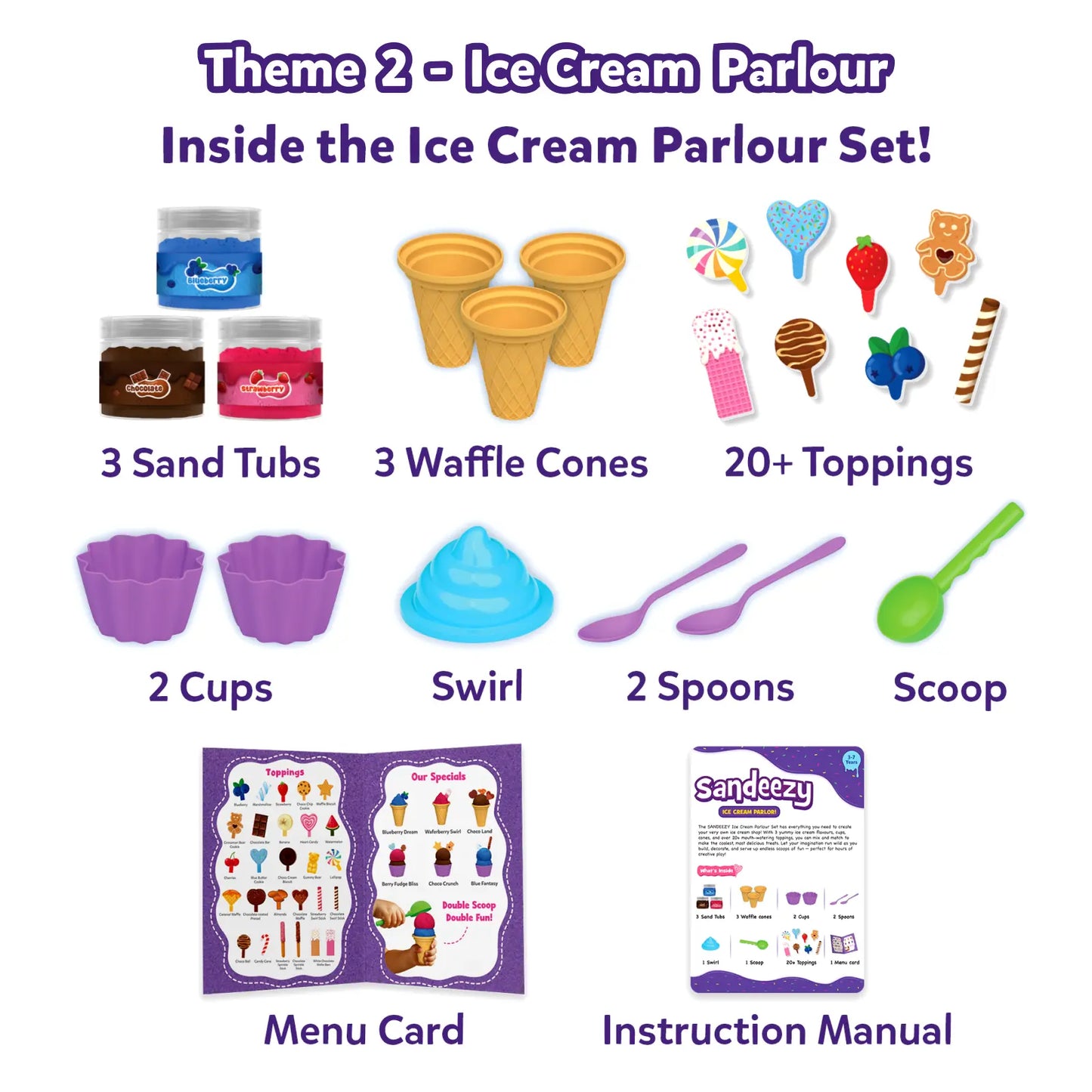 Sandeezy Dreamy Desserts Bundle (ages 3-7)
