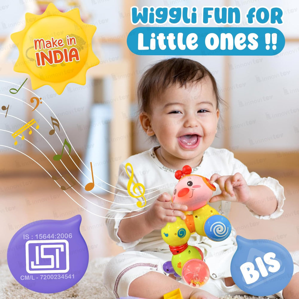 Innovitoy Wigglitoy Cute Caterpillar -Multi Color