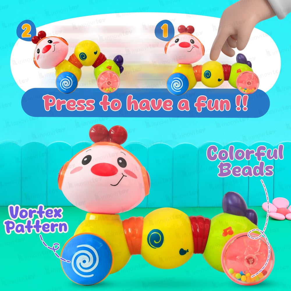 Innovitoy Wigglitoy Cute Caterpillar -Multi Color
