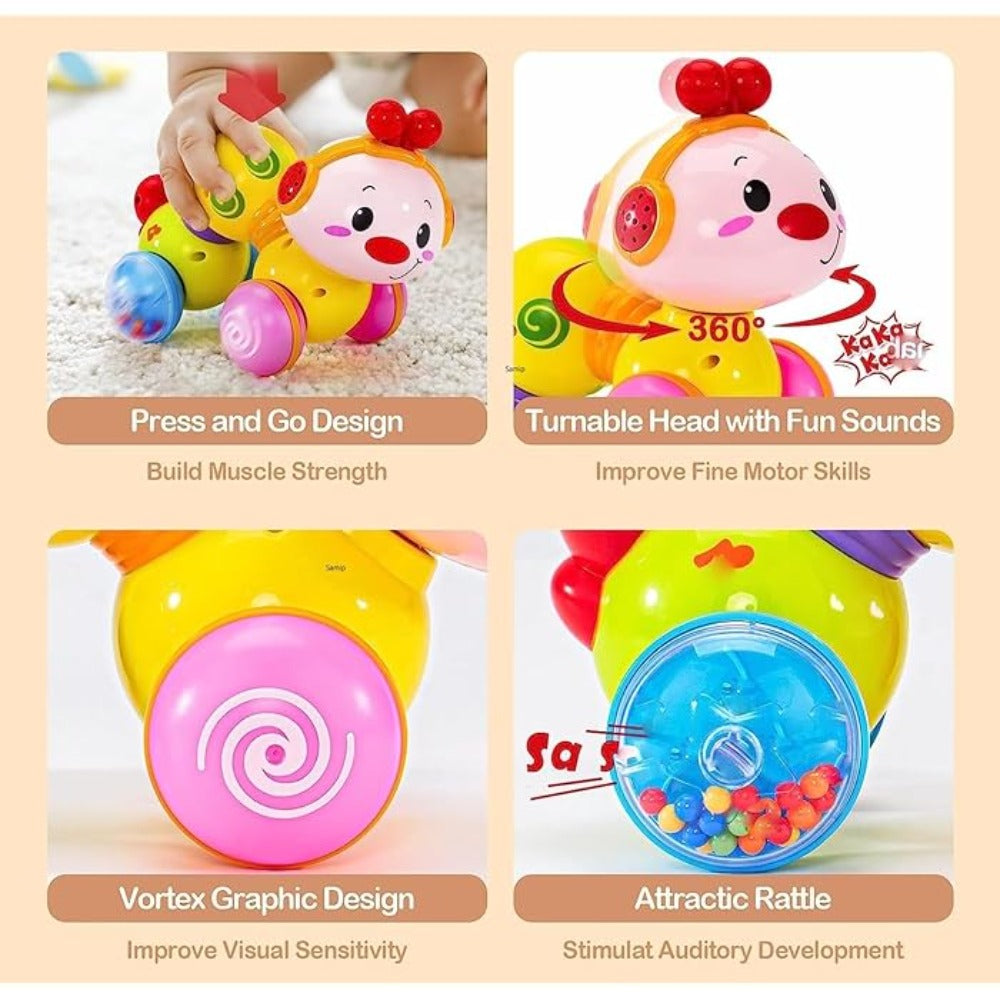 Innovitoy Wigglitoy Cute Caterpillar -Multi Color