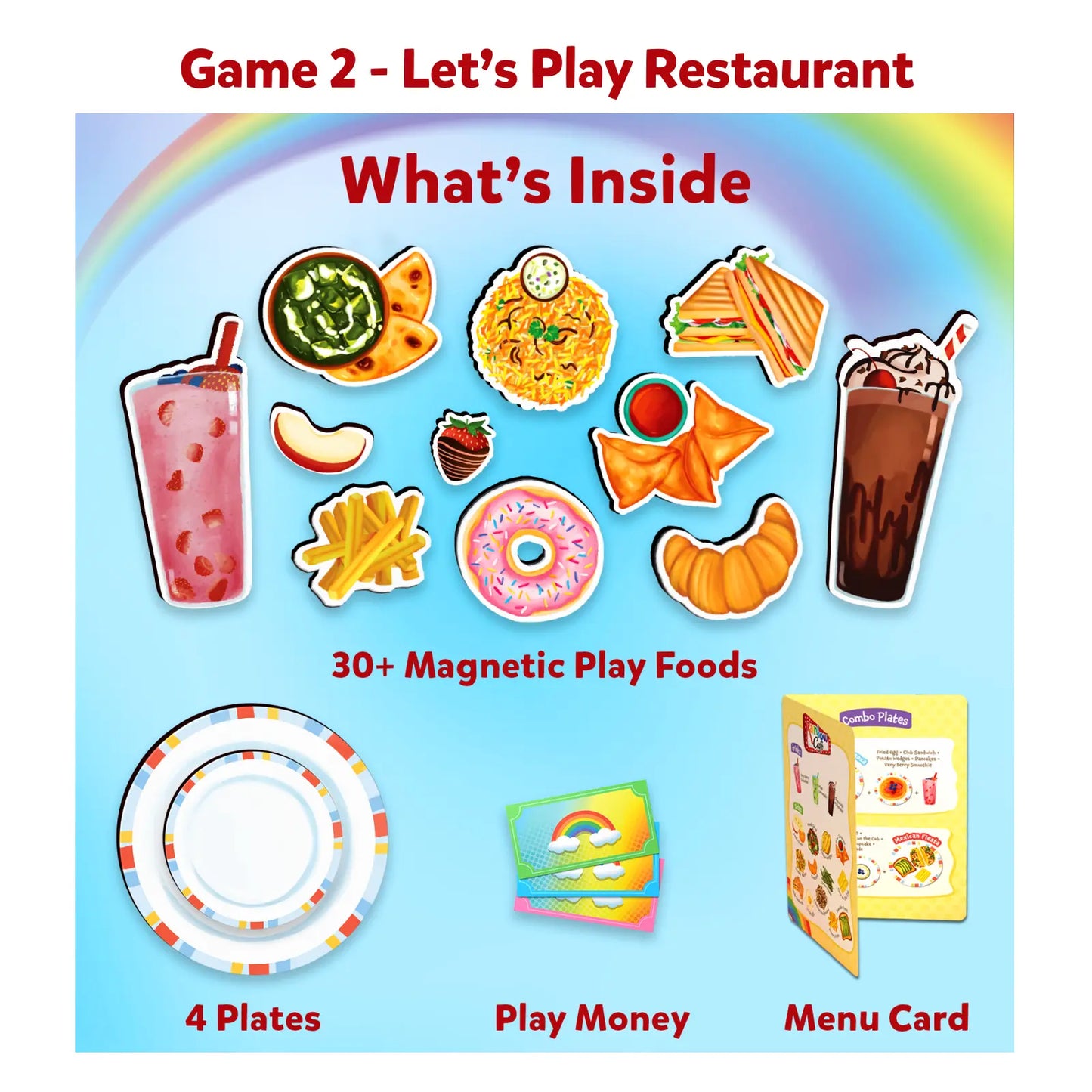 All-in-One Pretend Play Food Set (ages 3-8)