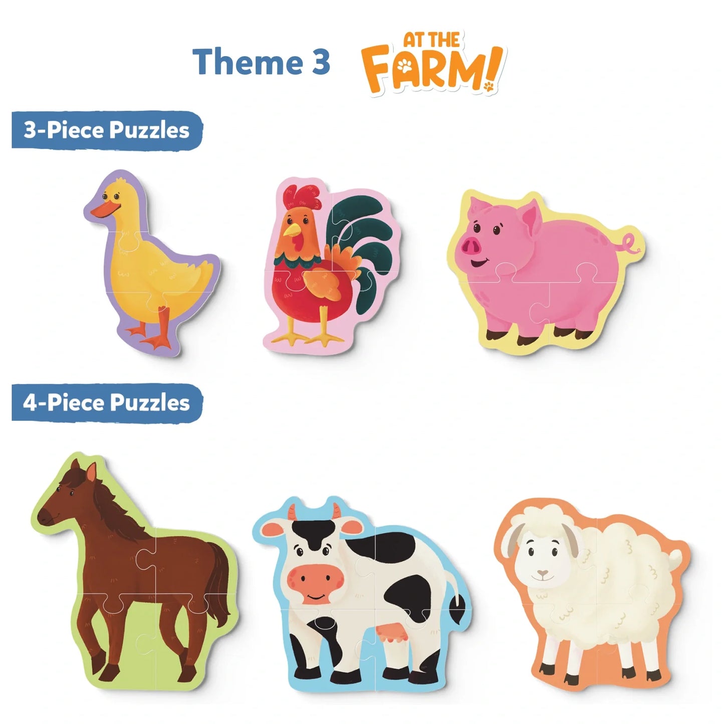 My First Puzzle Set: Mega Combo (ages 3-6)