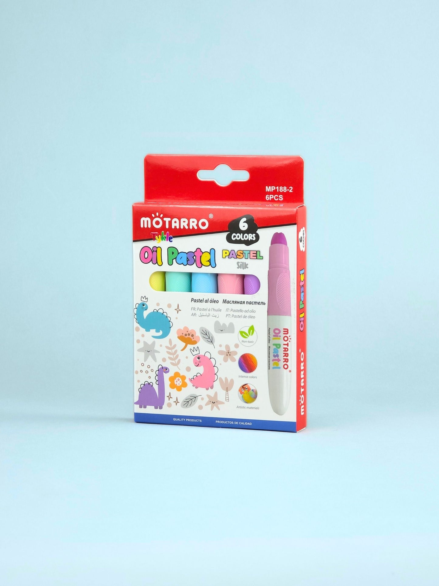 Oil Pastel Pastel Silk 6pcs: Experience the Silk-Smooth Difference